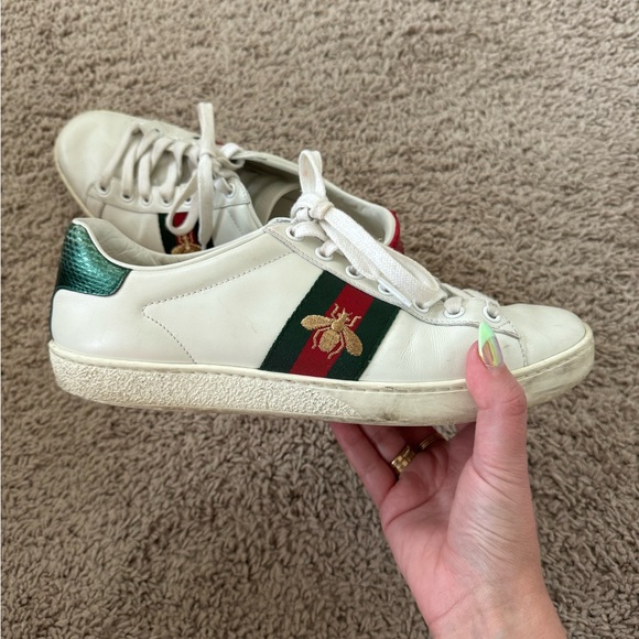 women’s gucci ace sneaker with bee size 9 - Picture 7 of 10